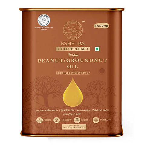 Groundnut / Peanut Oil - Cold Pressed Virgin Oil