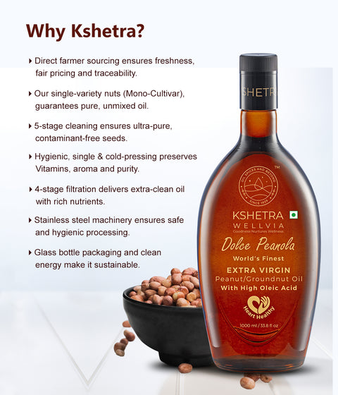 Extra Virgin Groundnut / Peanut Oil