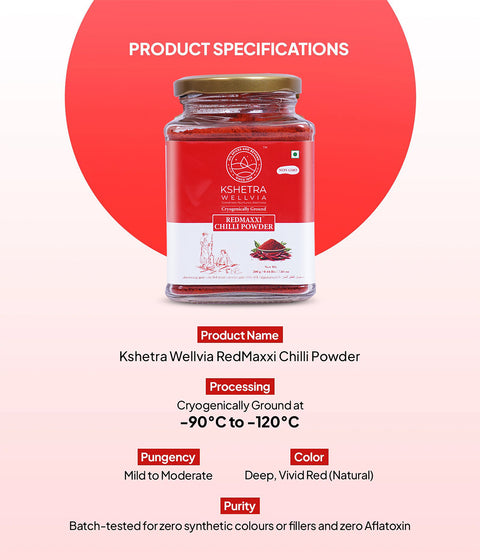 RedMaxxi Chilli Powder | Cryogenically Ground
