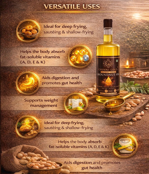 Chenni Gold - Cold Pressed Groundnut Oil