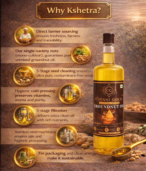 Chenni Gold - Cold Pressed Groundnut Oil