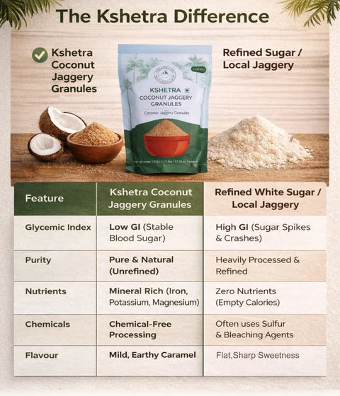 Coconut Jaggery Granules