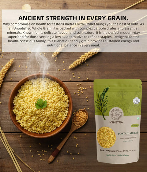 Foxtail Millet - Unpolished Whole Millet
