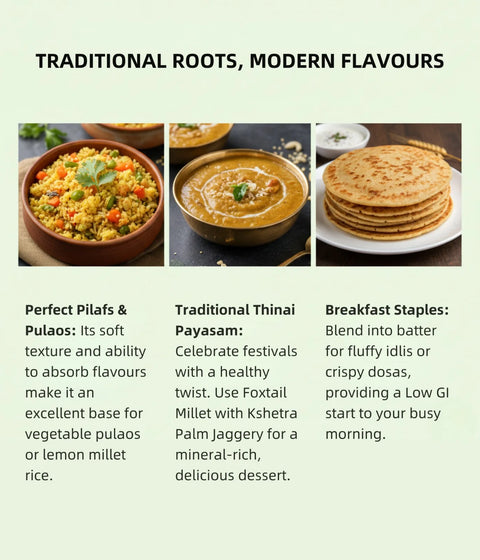 Foxtail Millet - Unpolished Whole Millet