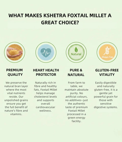 Foxtail Millet - Unpolished Whole Millet