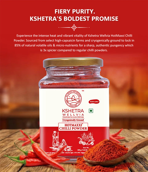 HotMaxxi Chilli Powder | Cryogenically Ground