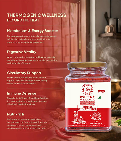 HotMaxxi Chilli Powder | Cryogenically Ground