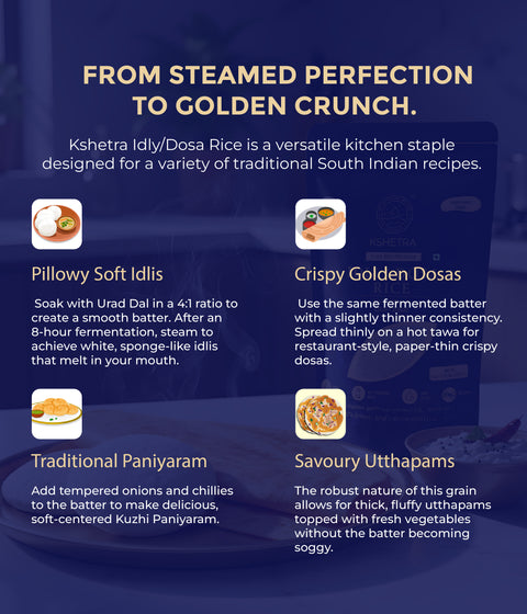 Idly / Dosa Rice - Pure & Premium