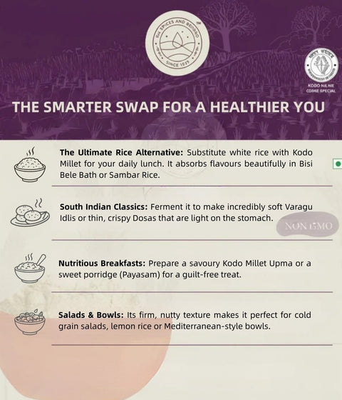 Kodo Millet - Unpolished Whole Millet