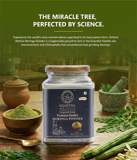 Moringa Powder | Premium Quality  | Cryogenically Ground