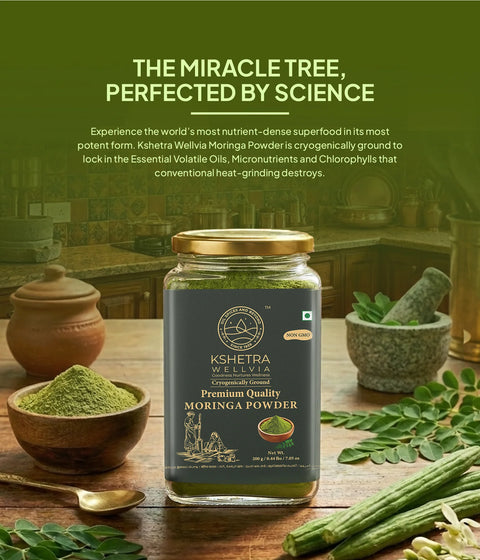 Moringa Powder | Premium Quality  | Cryogenically Ground