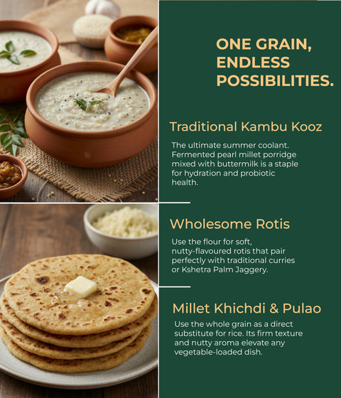 Pearl Millet - Unpolished Whole Millet