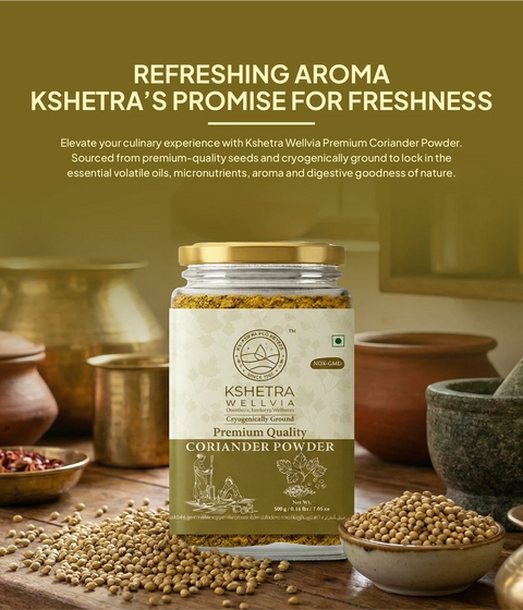 Coriander Powder | Premium Quality | Cryogenically Ground