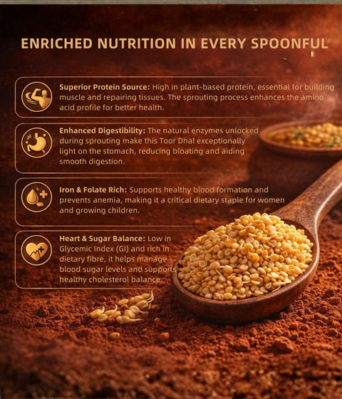 Red Soil Sprouted Toor Dhal