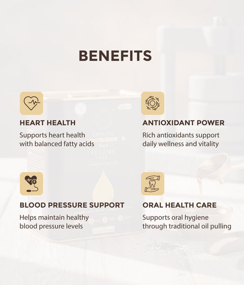 Sesame Oil - Cold-pressed virgin oil